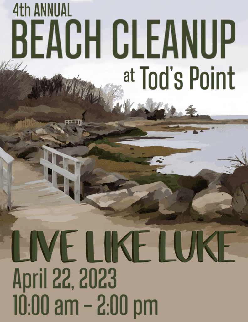 4th Annual Live Like Luke Beach Cleanup Saturday, April 22, 2023 from 10:00 AM to 2:00 PM EDT. Visit livelikeluke365.org for more info. mailchi.mp/c77a00273af8/3…