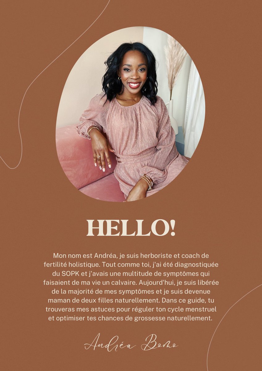 AndreaBomo's tweet photo. Dans ce guide gratuit, je partage tous mes conseils détaillés pour mieux vivre avec le SOPK, réguler son cycle et optimiser ses chances de grossesse avec une approche naturelle et holistique. Disponible en téléchargement ici 👉🏽 https://t.co/qOzVCMM0TY https://t.co/VYSF1ITAUx