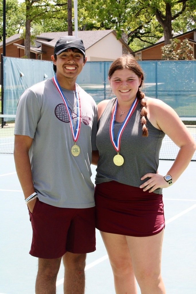 Mixed Doubles team, Raul Guillen and Mackenzie Goode are 3X Regional Qualifiers and now 1X State Qualifier. They will compete April 25-26, 2023 in San Antonio, TX in the UIL State Tennis Tournament.
