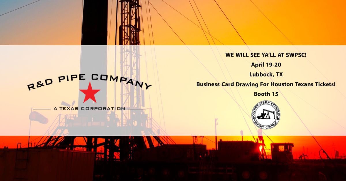 octgpro's tweet photo. Let’s talk IPC and OCTG products that mitigate corrosion at 69th Southwestern Petroleum Short Course this week!
@OCTG_Network
Swing by Booth 15 & meet our team, learn about our inventory, & enter a drawing for a chance to win Houston Texans tickets!
#SWPSC #SWPSC23 #OCTG #IPC https://t.co/4eAyeXjYg1