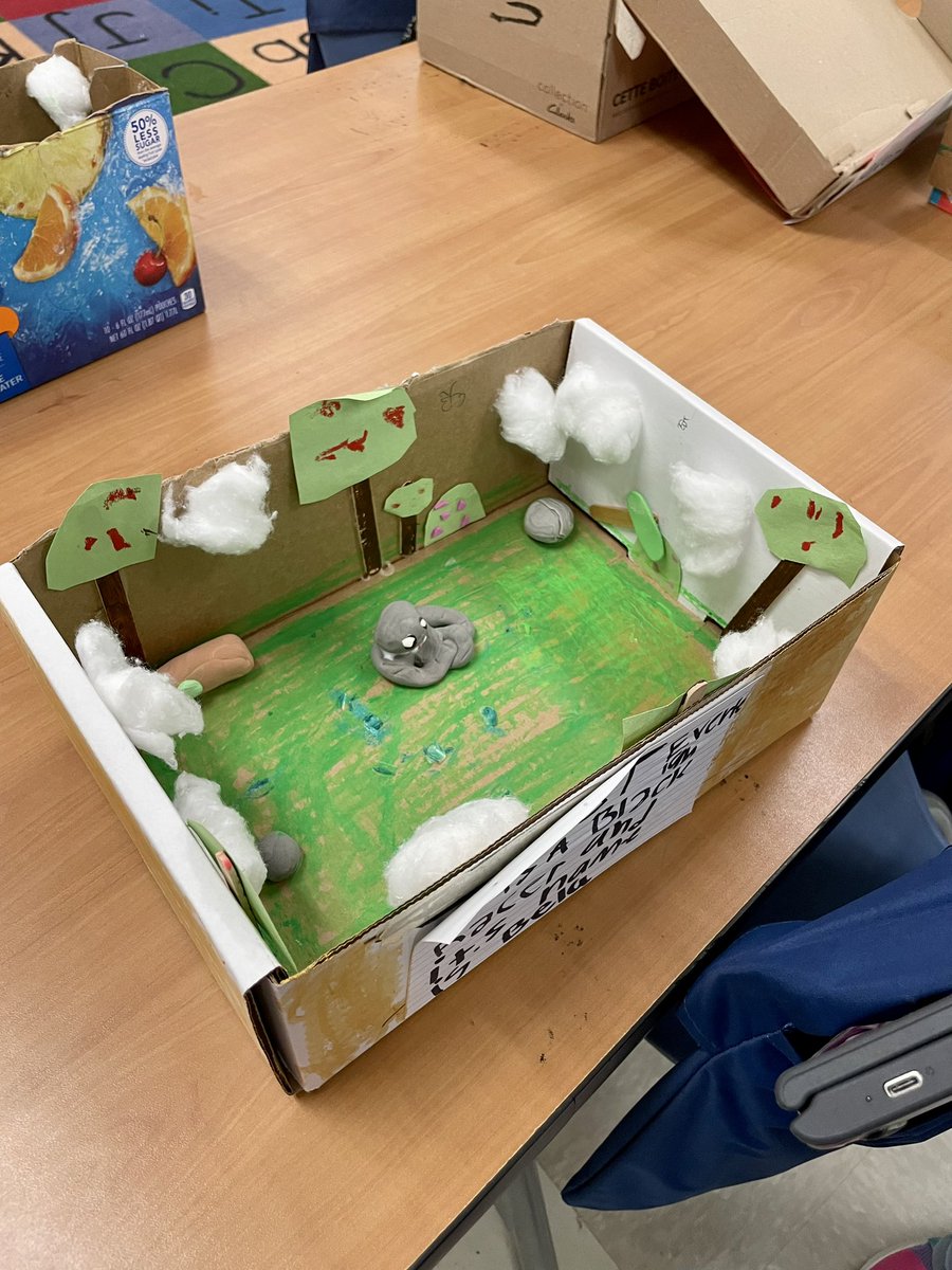 MrsShell_2's tweet photo. We turned our classroom into the Legend Natural History Museum today and did a gallery walk to share our Ohio habitat projects. Thanks @Keenesmathsci for the help and materials to get our Makerspace started! https://t.co/WtSSZScnVo