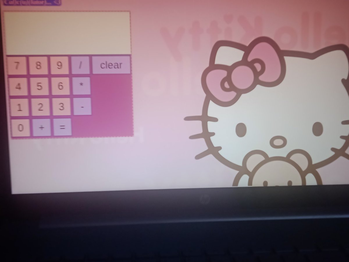 Getting back into coding after a 2 week break due to burnout 😗 I actually feel motivated so I kinda went all out with the calculator design... But gotta work on the hardest part tomorrow i.e. functionality so I'm already mentally preparing myself lolol but it's nice to be back💗