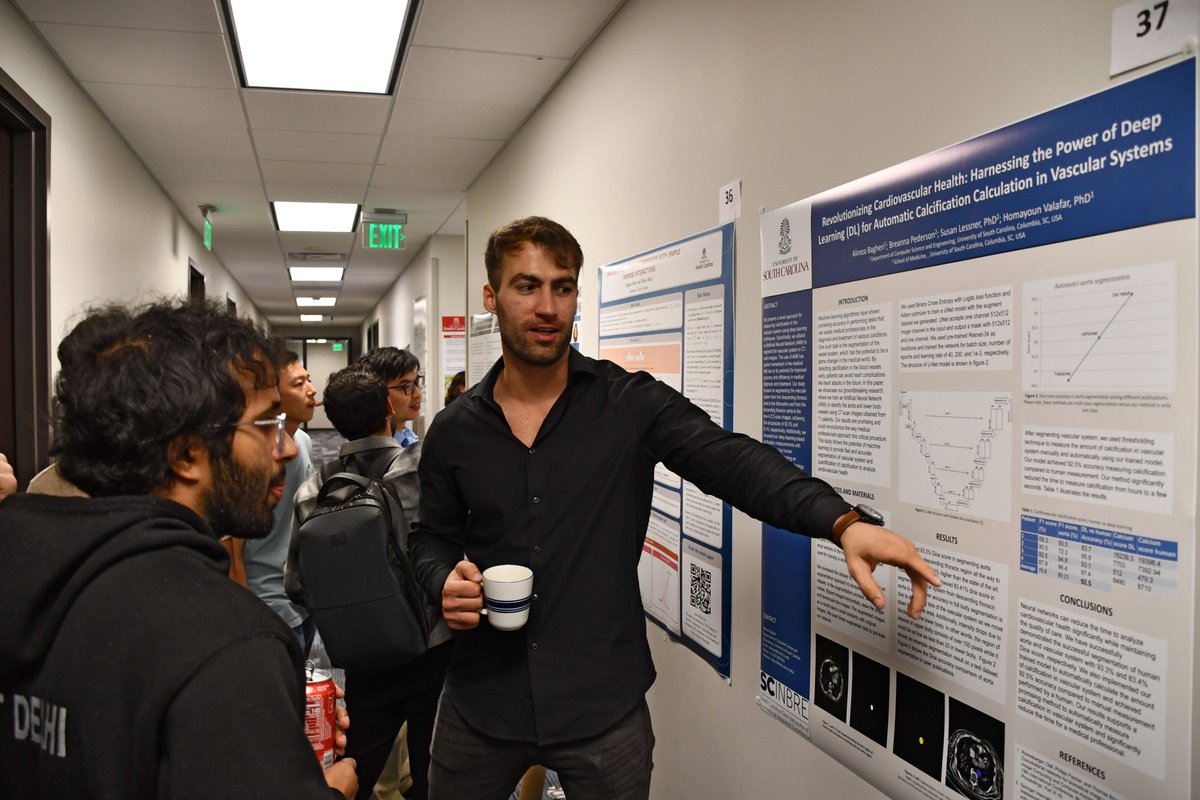 UofSC_CEC's tweet photo. The Computer Science &amp; Engineering Research Symposium was held this past Friday. CEC graduate students presented their research posters to fellow students, faculty, Industrial Advisory Board members and invited guests from local businesses. https://t.co/x8XryYECLh