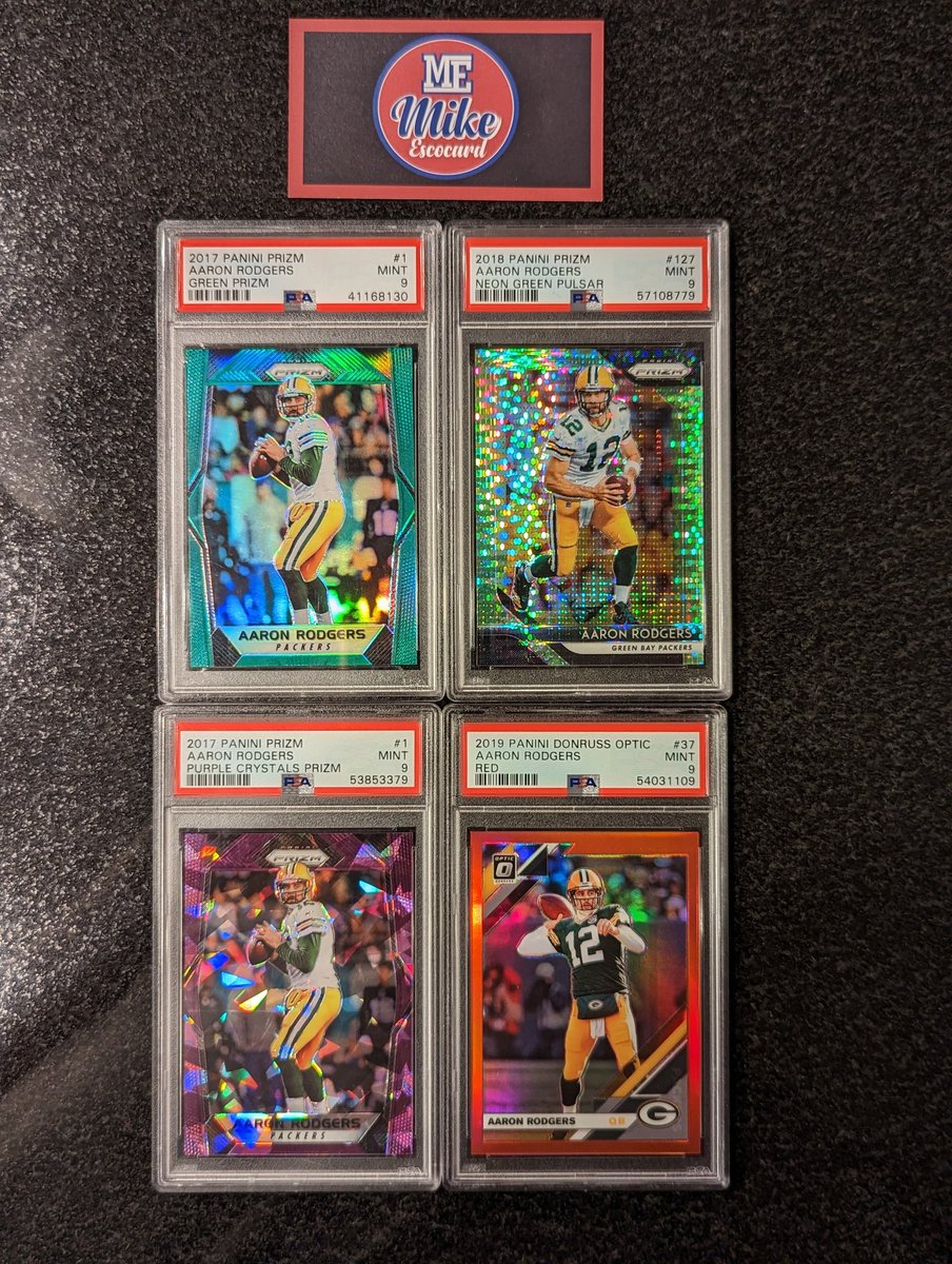 morales4490's tweet photo. @LAcarddude PSA 9 Rodgers.  Most $50 shipped or take all 15 for 550 https://t.co/cCl2AwLqGX