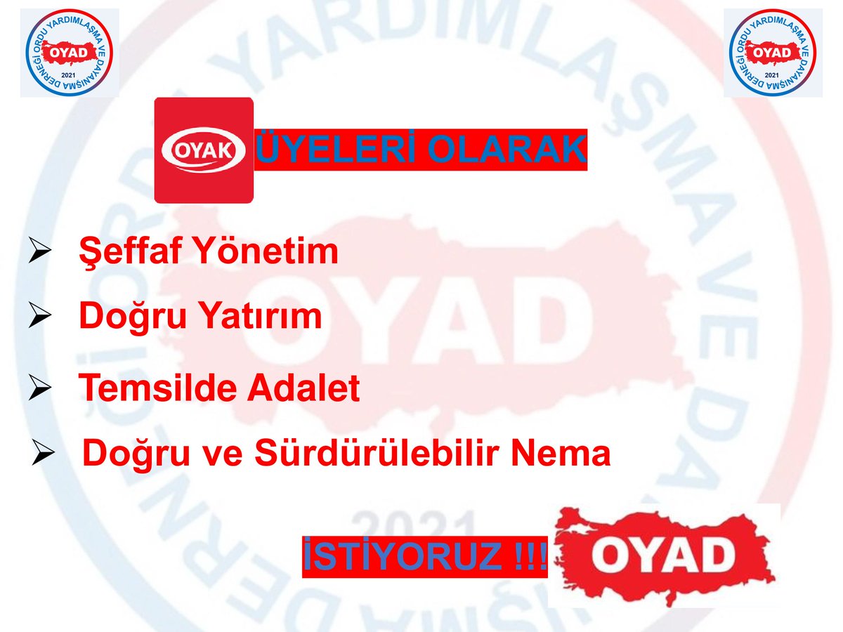 SerkanA81167518's tweet photo. #OYADınSesiniOYAKduyacak
ASTSUBAYLAR OLARAK OYAK'TA TEMSİLDE ADALET İSTİYORUZ.GERÇEKÇİ NEMA HAKKIMIZI İSTİYORUZ.ÜYE ÇOĞUNLUĞU BİZİM VE BU BİZİM HAKKIMIZ 
@OyakYatirim @OYAKPlatform @OYAKCimento @OYAKMetalurji @temadankara @SimesenEmniyet @Sahimsen_ @savdesen
@Deli_Efe09 https://t.co/UlvqhvrNTi