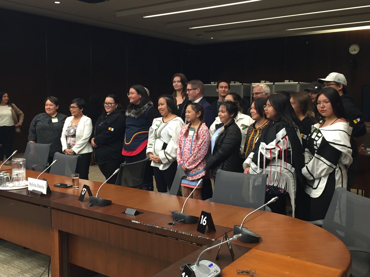 Yesterday NS students went to see MP Lori Idlout at Parliament as she and her fellow MP's were discussing Indigenous education.  Qujannamiik for welcoming us, Lori.