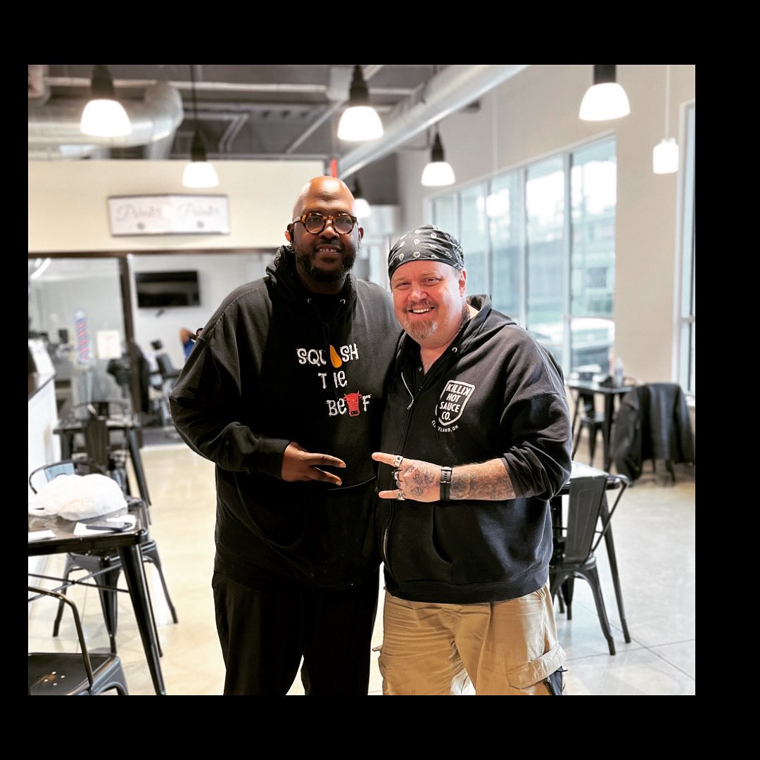 The best vegan soul food from my friend, Chef Curtis, at Squash The, Beef!