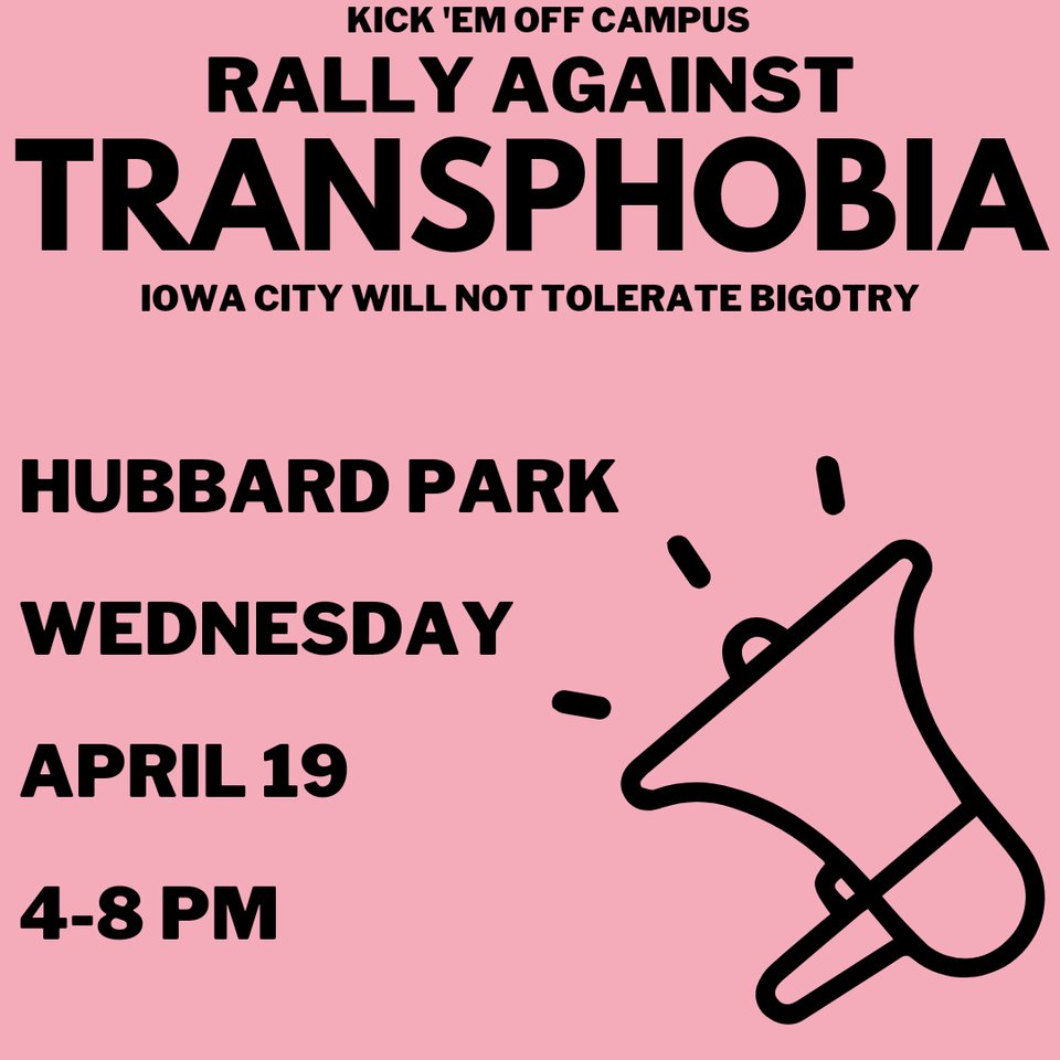 iowaydsa's tweet photo. Huge solidarity celebration for trans lives, don't miss it! https://t.co/WxhLby3Mn4