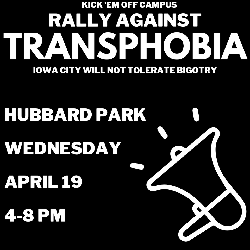 iowaydsa's tweet photo. Huge solidarity celebration for trans lives, don't miss it! https://t.co/WxhLby3Mn4