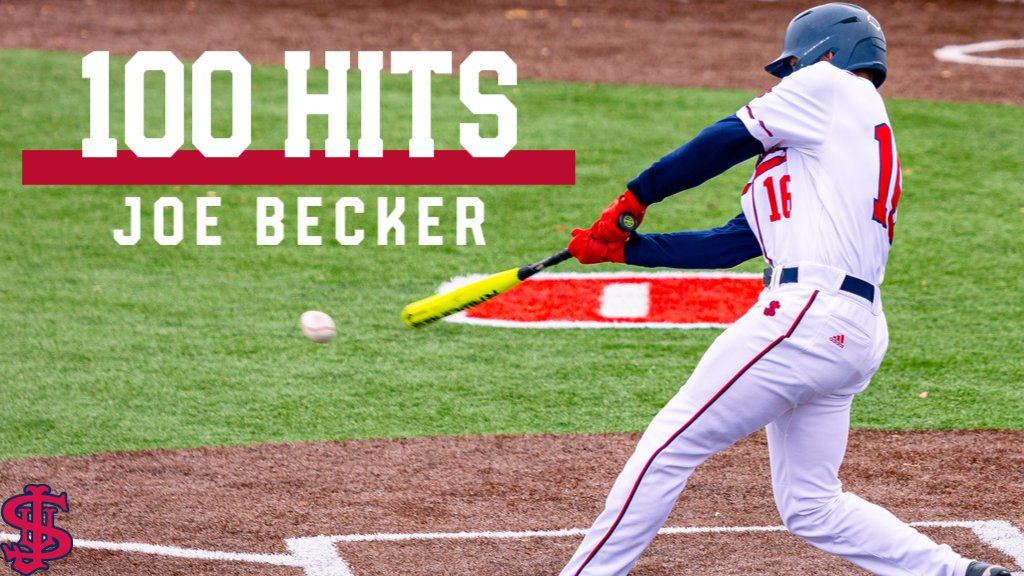 SJUJohnnies's tweet photo. Game 1 Update: @SJU_Baseball junior 3B Joe Becker becomes the 35th Johnnie to reach 100 career hits w/a solo HR, his 2nd of the season &amp; 8th of his career, to give SJU a 1-0 lead over Concordia in the top of the 1st inning!

#GoJohnnies #d3baseball https://t.co/WUjl2ZTkDV
