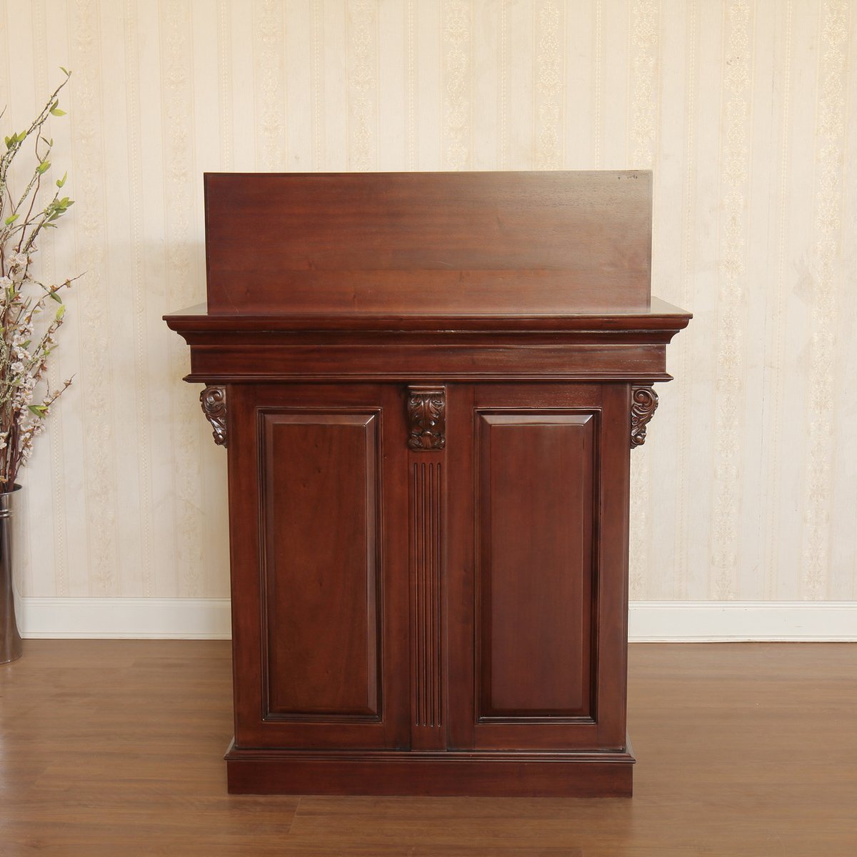 MahoganyMills's tweet photo. 🌟 RF 011 - Acanthus Lecturer NC Finh 🌟 Customizable, handcrafted &amp; eco-friendly! Made with premium plantation mahogany wood. 🌳✨ Call 1-240-247-2689 or request a quote now! 

#AcanthusLecturer #CustomFurniture #MahoganyFurniture #Judaism #Synagogue #Jewish #ReligiousPlaces https://t.co/AIIs0c5ZxY