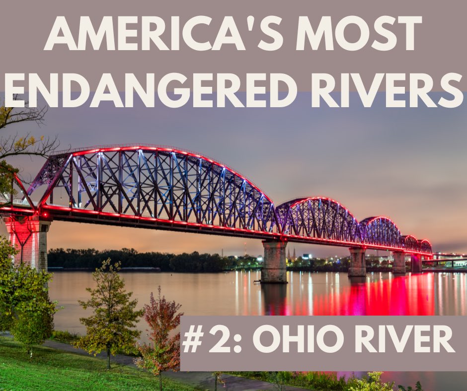 NWFGreatLakes's tweet photo. The #OhioRiver faces serious threats including #Sewage and #ToxicPollution. We must restore and protect this vital resource for the millions of people who depend on it. https://t.co/Y2SaOvoqiZ