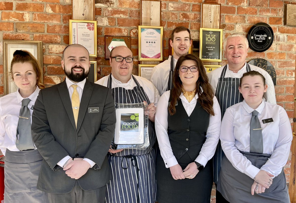 The Bushmills Inn (@bushmillsinn) on Twitter photo What a team! We’re so delighted to have won the Food Lovers Choice Award for all Northern Ireland in this year’s <a href="/GoodFoodIreland/">Good Food Ireland®</a> awards <a href="/TasteCauseway/">Taste Causeway</a> <a href="/IrelandBlueBook/">Ireland's Blue Book</a> <a href="/gordychefmcg/">gordon mcgladdery</a> <a href="/21hopey/">alan hope</a> <a href="/VisitCauseway/">Visit Causeway Coast & Glens</a> #goodfoodirelandawards #tastecauseway What a team! We’re so delighted to have won the Food Lovers Choice Award for all Northern Ireland in this year’s <a href="/GoodFoodIreland/">Good Food Ireland®</a> awards <a href="/TasteCauseway/">Taste Causeway</a> <a href="/IrelandBlueBook/">Ireland's Blue Book</a> <a href="/gordychefmcg/">gordon mcgladdery</a> <a href="/21hopey/">alan hope</a> <a href="/VisitCauseway/">Visit Causeway Coast & Glens</a> #goodfoodirelandawards #tastecauseway