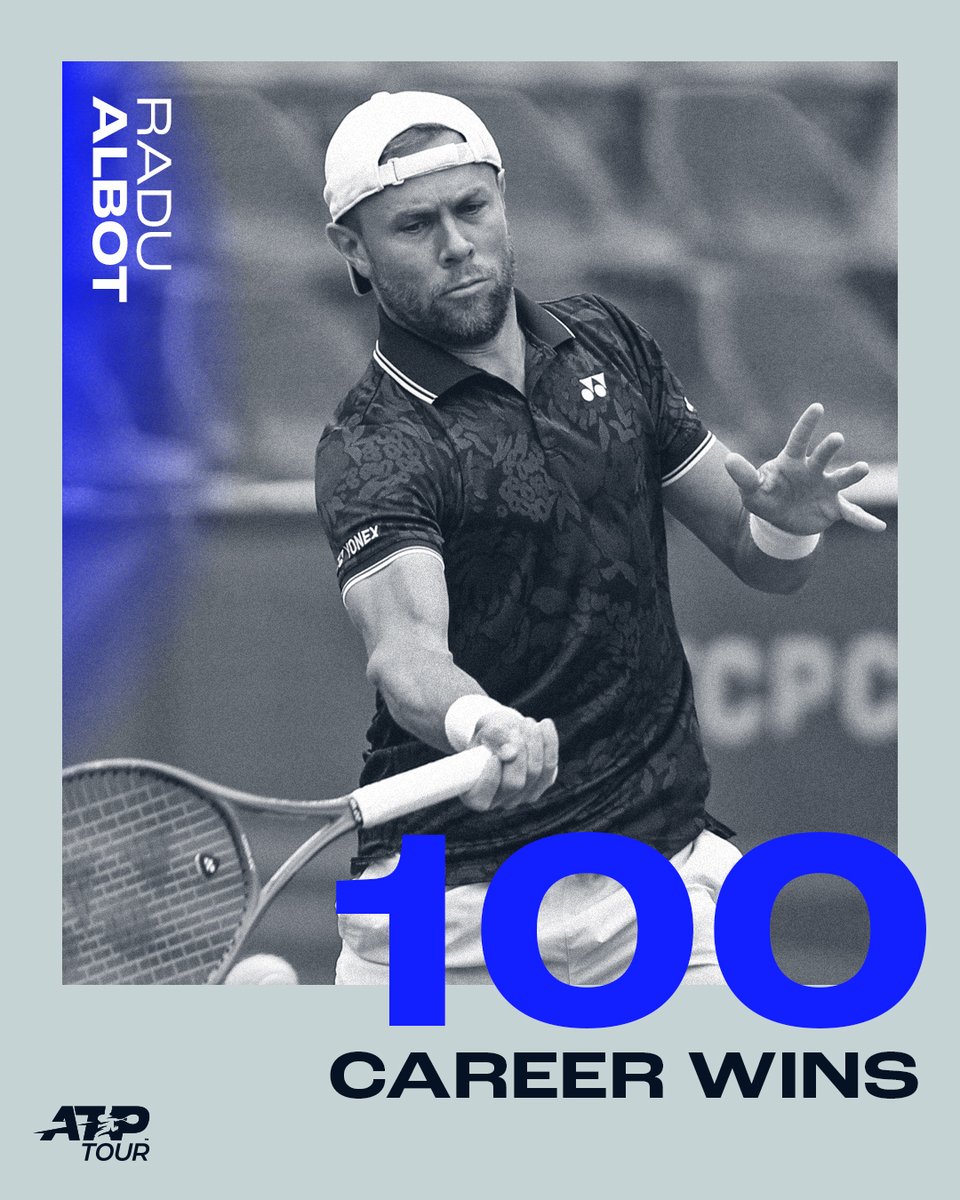What an accomplishment 🙌 Congratulations to <a href="/RaduAlbot/">Albot Radu</a> on claiming his 100th career victory.

#SrpskaOpen