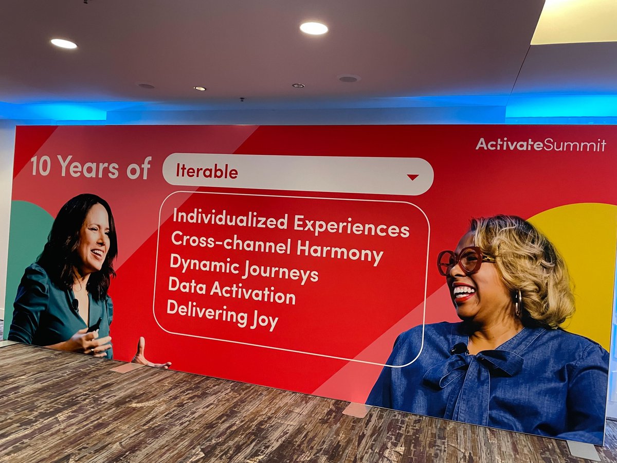 ShawScott's tweet photo. Woo-hoo! Day two at @Iterable #Activate23 has been absolutely awesome so far! The @ShawScott squad had a blast this morning, soaking up all the knowledge and meeting some fantastic customers and partners. We can't wait to dive into the afternoon sessions. https://t.co/W7voERA0Yw https://t.co/R3ieR7jlJI