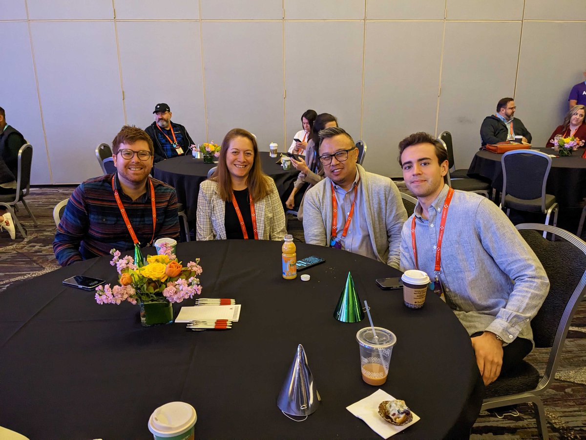 ShawScott's tweet photo. Woo-hoo! Day two at @Iterable #Activate23 has been absolutely awesome so far! The @ShawScott squad had a blast this morning, soaking up all the knowledge and meeting some fantastic customers and partners. We can't wait to dive into the afternoon sessions. https://t.co/W7voERA0Yw https://t.co/R3ieR7jlJI