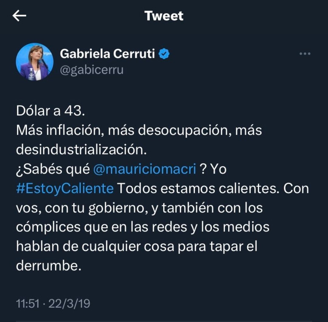 Gabriela. No te da vergüenza ser tan boluda? <a href="/gabicerru/">Gabriela Cerruti - fake</a>