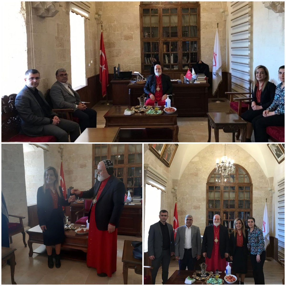 Fatma07463513's tweet photo. Diller ve dinler şehri Mardin de yaşayan Süryani Dostlarımızın Paskalya (yeniden doğuş ve umudun yeşermesi) bayramlarını  güzelikler ve huzur getirmesini diledik https://t.co/TwsXYLQxdf