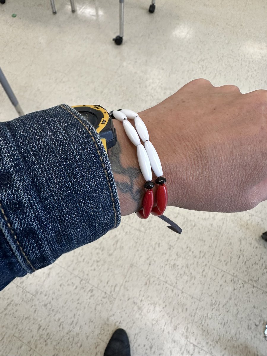 GiwedinAnangKwe's tweet photo. Always wonderful when I can do guest teaching in elementary classrooms.  Today the Grade7/8’s learned about treaties, the Indian Act and how “Reconciliation” relates back the teachings of the two-row wampum. Miigwetch for having me @SirArthurCarty @LDCSB https://t.co/Clp8f8nXdJ
