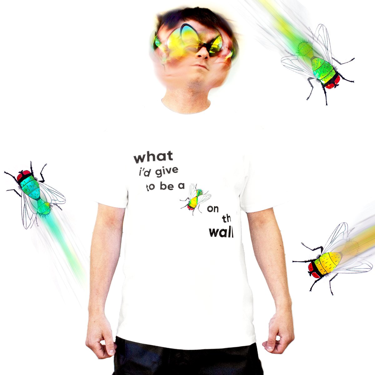 PatRabbitCT's tweet photo. 360 vision 🪰✨

Holographic ‘To Be A Fly’ Tees out now - https://t.co/pFLi9xjFKi https://t.co/aQzFFwByqn