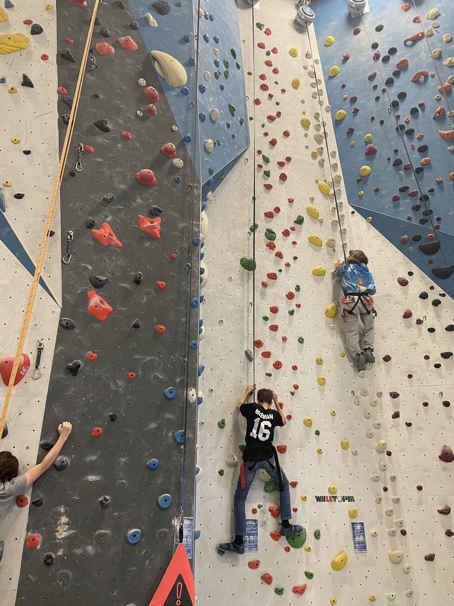 Ss had an absolute blast today climbing at Junction. Many first time climbers accomplished the goal of reaching the top! Thank you, <a href="/PT_EdTweets/">Patricia Thompson</a> for giving our Ss so many different experiences to try!