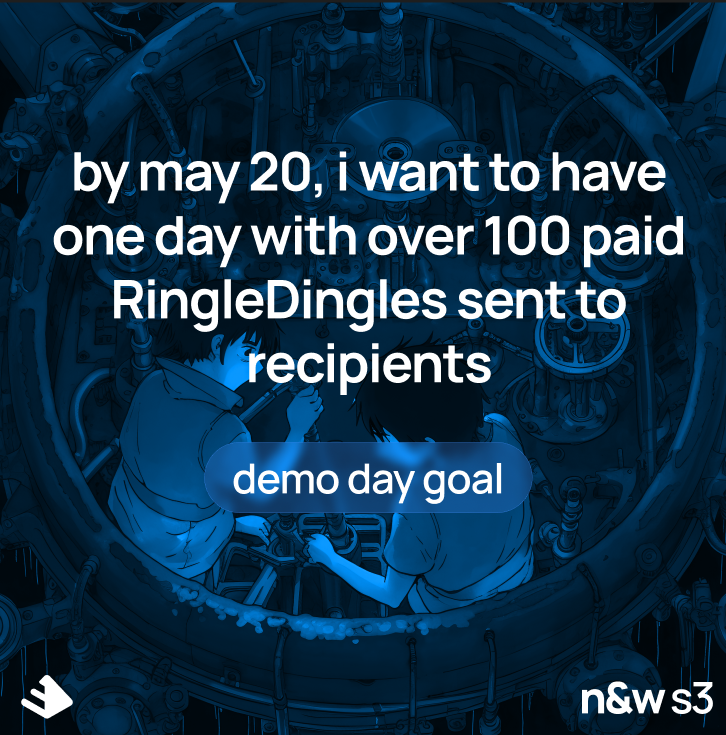 DroopyCodes's tweet image. Making updates to V1 with custom emailing - but now, we need users. Here&apos;s my goal for May 20th. Ringledingle.com is a customizable AI-greeting card webapp that you can send as a joke. People, it&apos;s a joke! @_buildspace #alterok
