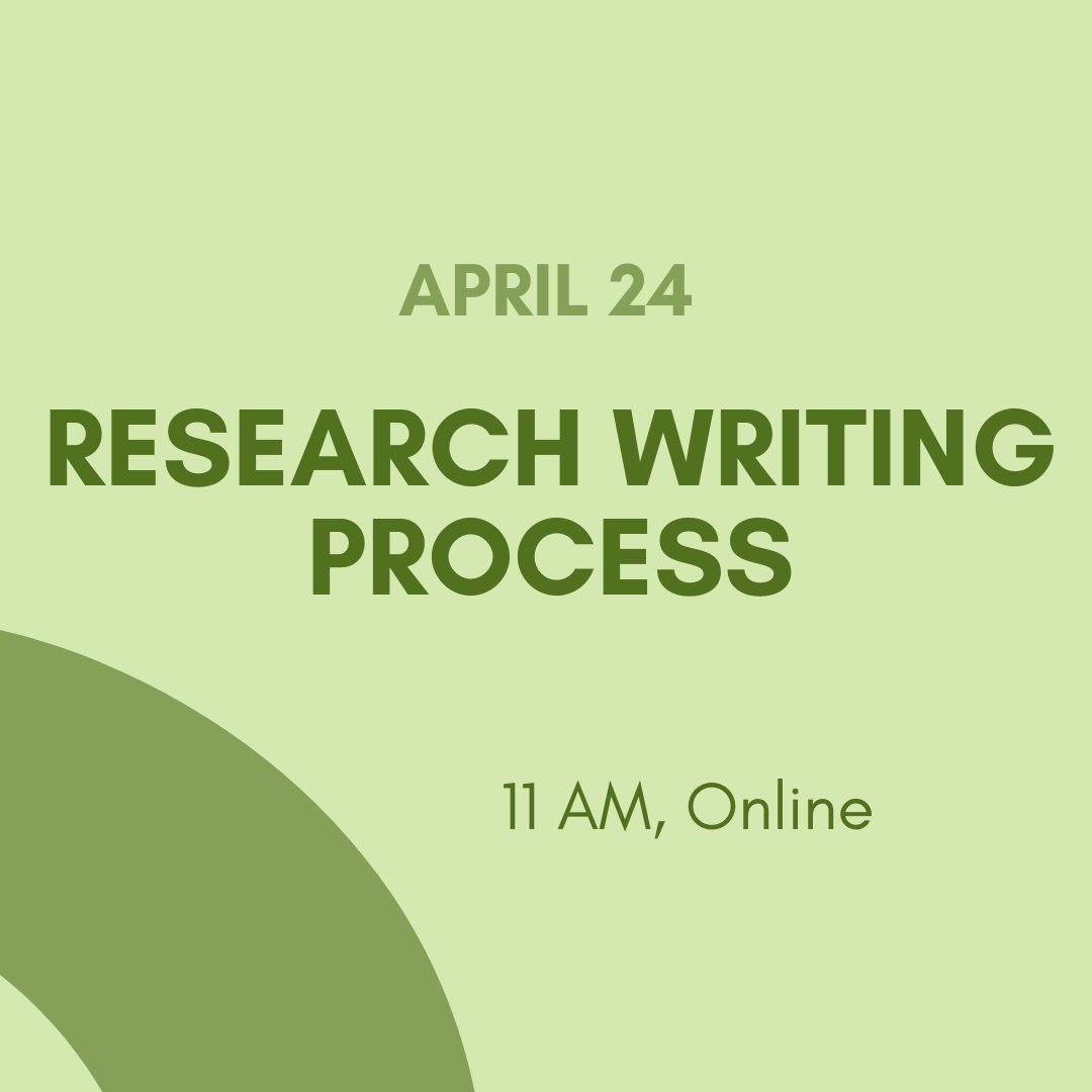 VCUWritingCtr's tweet photo. This week's workshops:
-Check out our Research Writing Process on Monday, April 24 at 11am 
-APA Workshop on Thursday, April 27 at 1pm
-Writing a Strong Intro Workshop on Friday April 28 at 11am

#vcu #virginiacommonwealthuniversity #vcuwritingcenter #vcuwritestuff #vcurams https://t.co/uNjVVUEAr1