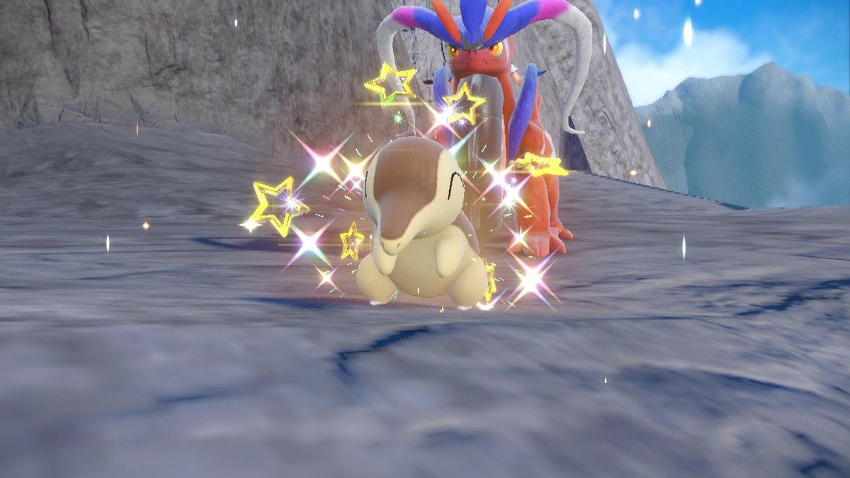 AlexRamos1042's tweet photo. I Got Shiny Cynaquill In First Egg Breeding 897 Egg Hatches^^ #PokemonScarletViolet #NintendoSwitch https://t.co/dTv44kuHNf