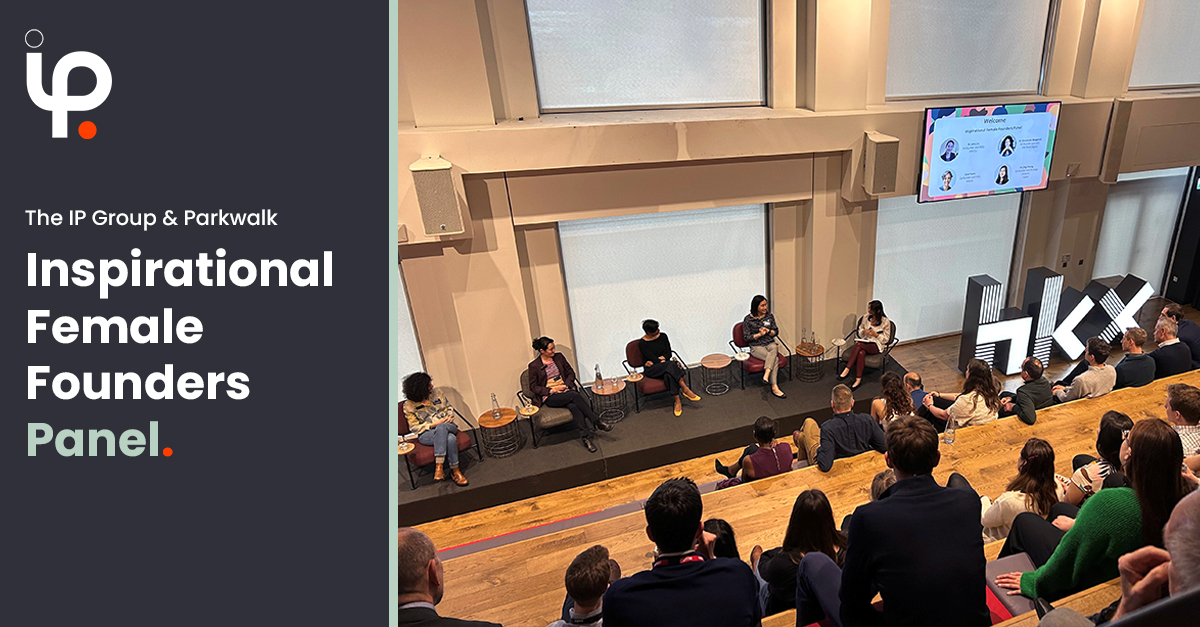 Together <a href="/IPGroupplc/">IP Group - visionary ventures</a> &amp; <a href="/ParkwalkAdvisor/">Parkwalk</a> are backing world-changing companies. Yesterday we held our Inspirational Female Founders panel event, showcasing some of the phenomenal #femalefounders within our portfolios: Dr Jane Jin, Dr Emanuela Maggioni, Lisa Patel and Dr Jing Zhang.
