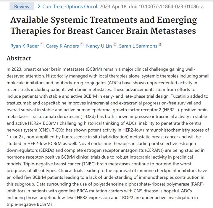 Dana-Farber’s Breast Oncology Center tweet media
