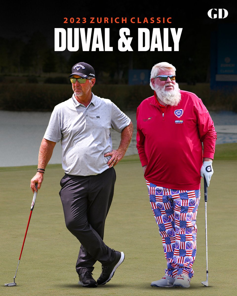 David Duval and John Daly are teaming up this week at the Zurich Classic. 👀

More on the pairing: glfdig.st/Jrp050NMf4h