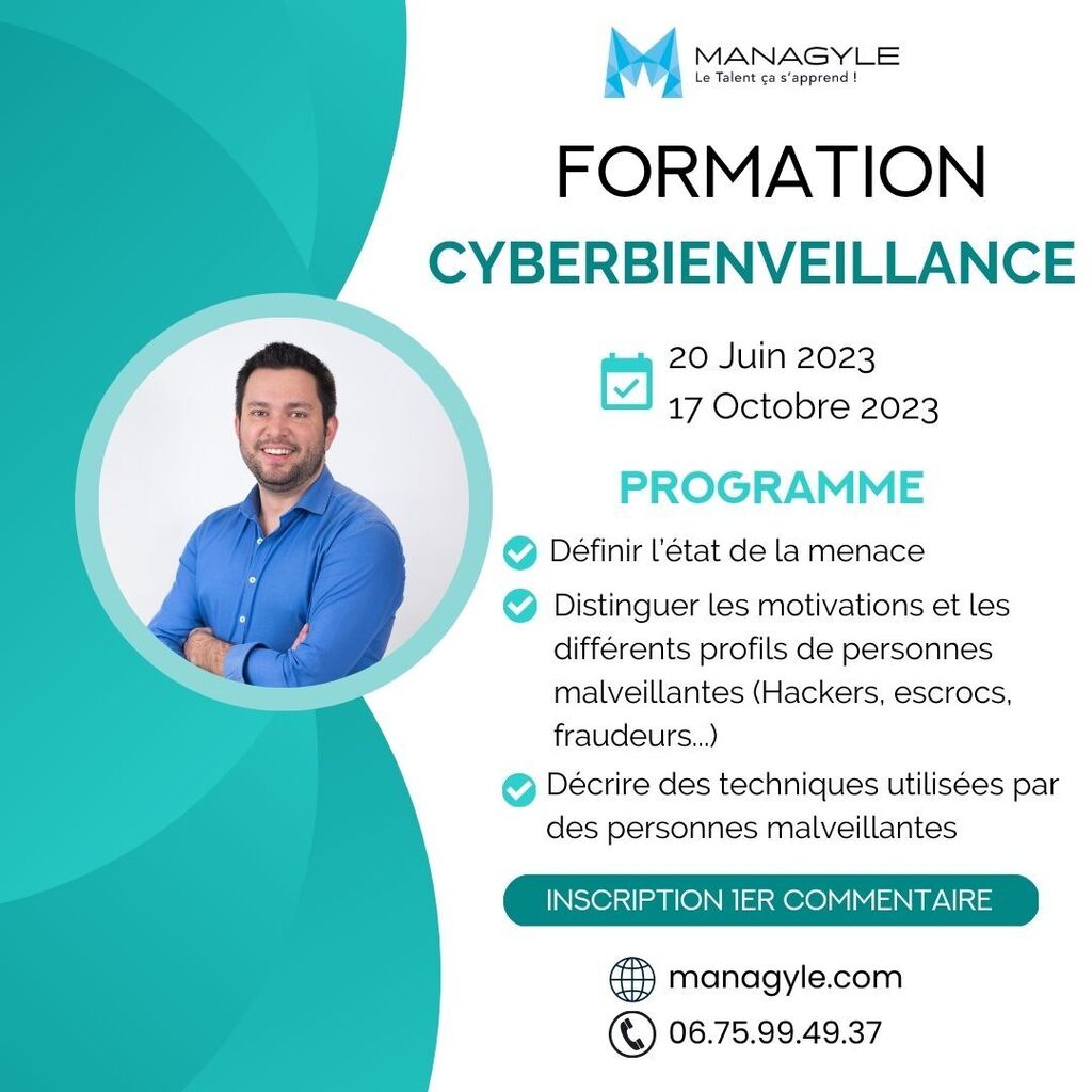 PascaleMousset's tweet photo. Adopter un comportement cyberbienveillant, ça s’apprend !

Savez-vous que 80% des erreurs informatiques commencent par une simple erreur humaine ?

Il est temps de :

➡️ Mettre en place une culture de l’information de la protection des données.

➡️ Changer de comportement … https://t.co/TQmMgJiqXS