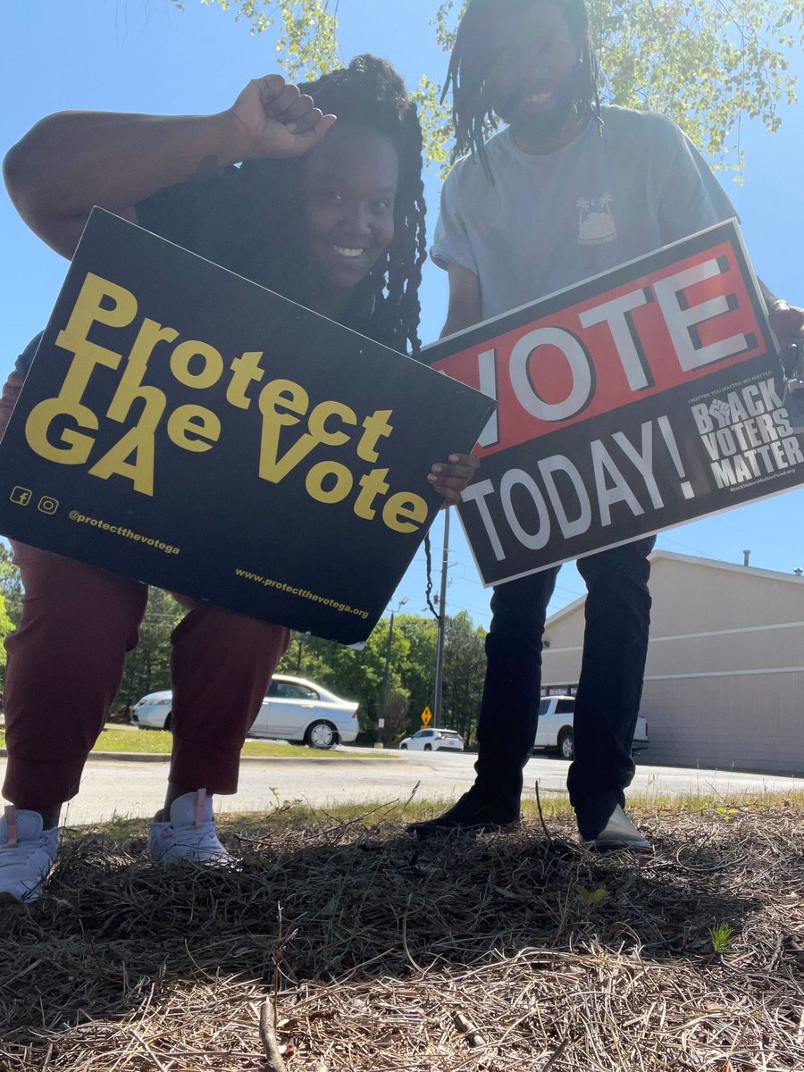 ProtectVoteGA's tweet photo. Happy Election Day to Clayton and Cobb County! 🎉 Protect the Vote GA is in the field in Clayton county encouraging folks to get out and vote!
#ProtectTheVoteGA #ElectionDay https://t.co/SUk0xSMIXy