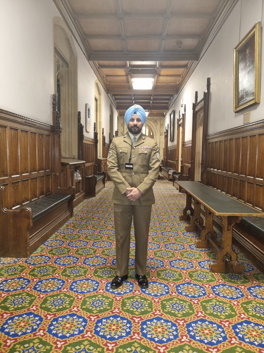 Amazing day and experience at the <a href="/HouseofCommons/">UK House of Commons</a> especially being recognised for the vision we <a href="/DrMChauhan/">Munish Chauhan</a> believe in and that is Defence Intersectionality Group.We will continue to promote our #ethos aligning with the Values and Standards of the <a href="/BritishArmy/">British Army 🇬🇧</a> 
#HumanityFirst