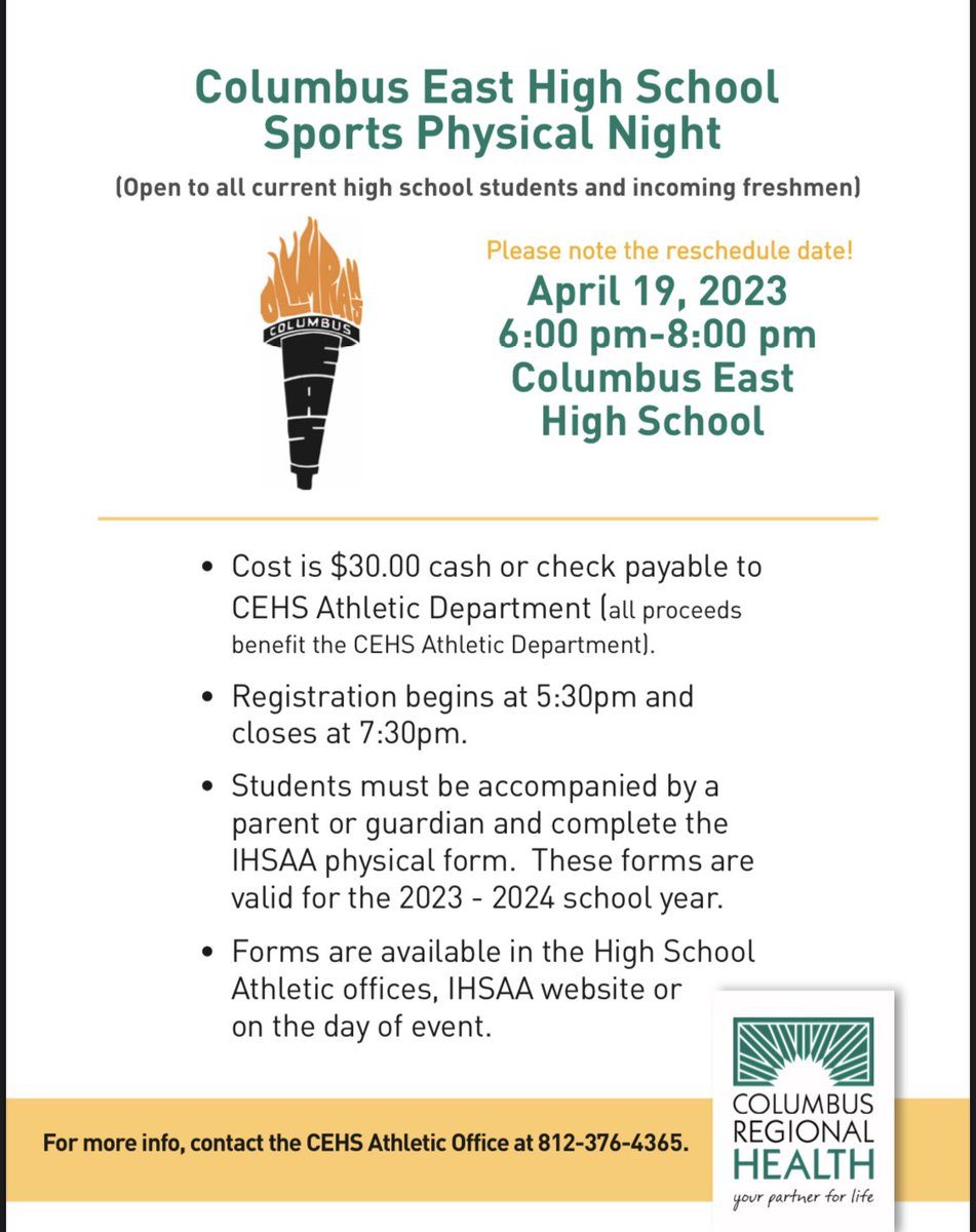 CEHS Athletic Training tweet media