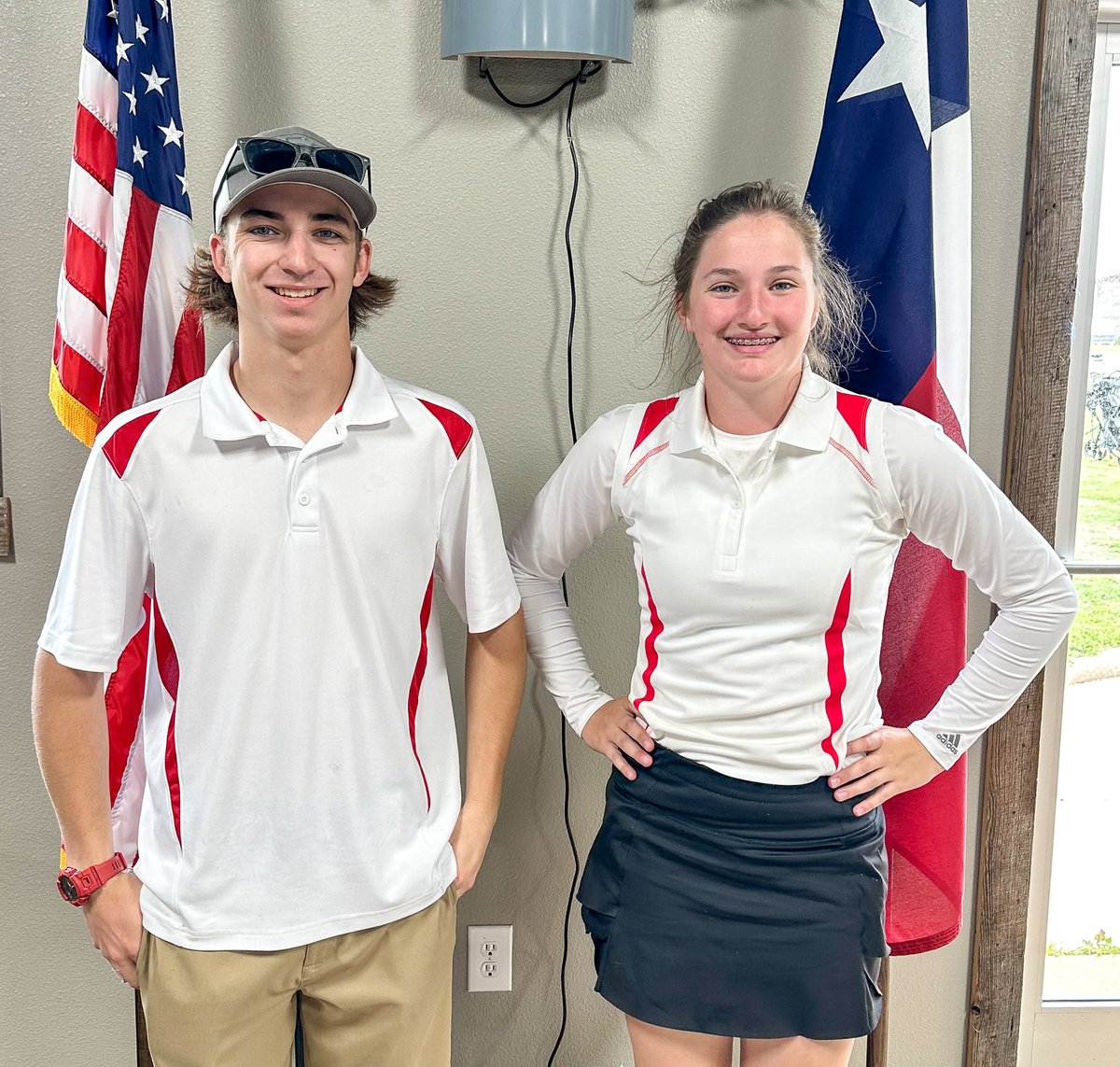 CAwarriors's tweet photo. We are so proud of our CA Varsity Golfers! Today, they competed in the 1A TAPPS State Tournament. Maris earned 2nd place, and Bleu finished in the top half with a personal best of 99 on this course.
Way to go, Warriors! We are so proud of you!
.
.
#CAgolf #CAWarriors #TAPPSgolf https://t.co/dzHnFSfFyW