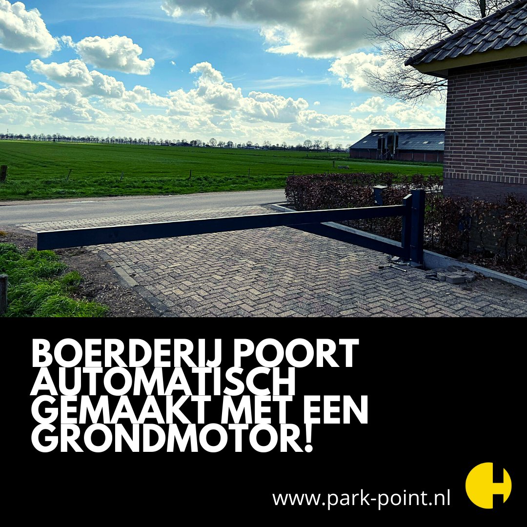 TomJans62465169's tweet photo. Een mooie boerderij slagboom automatisch mogen maken. #boerderij #poortmotor #automatisch #slagboom #parkpoint #parkeerbeugel https://t.co/LveeuexU0B