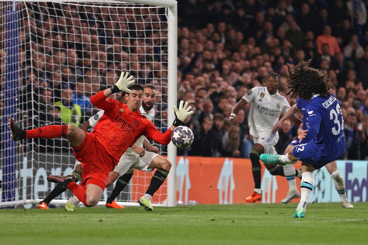 ChampionsLeague's tweet photo. Courtois 🚫

#UCL https://t.co/1GI2TifpHG