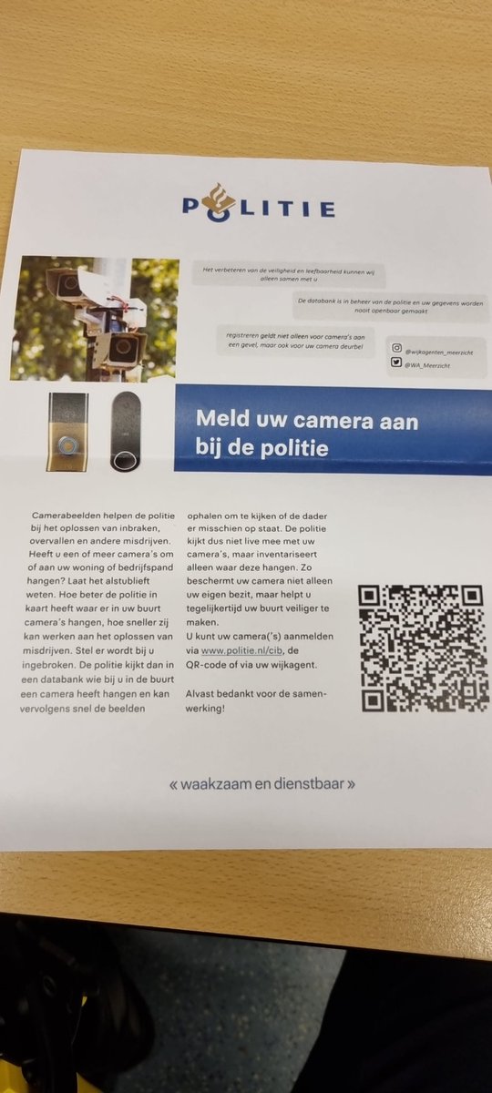 WA_Palenstein's tweet photo. Vanavond met vrijwilligers van het #WijkenAgentSamen team #Dorp en #centrum  #Zoetermeer in het nieuwe dorp camera in beeld verder geïnventariseerd.  Meld u ook uw camera('s) aan via https://t.co/iUww0dWpMv of via de QR code. #veiligheid #politie https://t.co/3RqCuKepAj