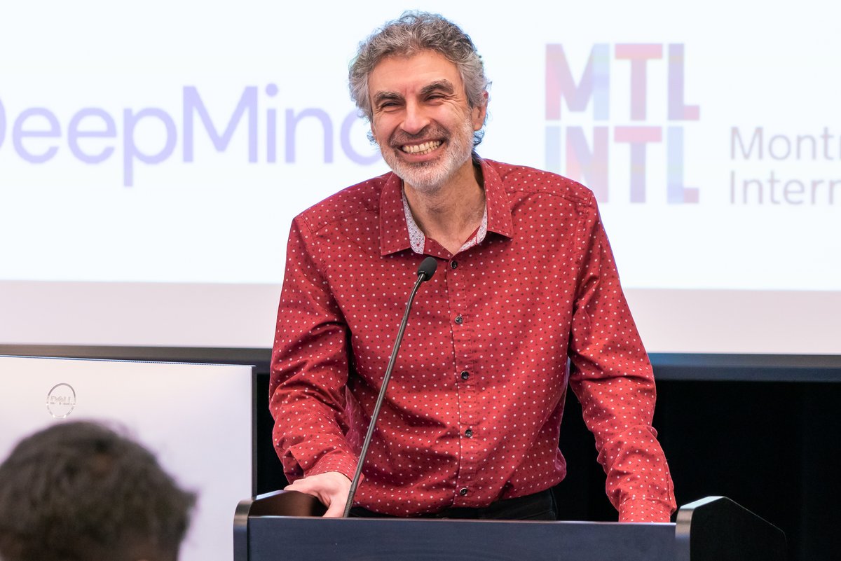 Mila_Quebec's tweet photo. Thank you to everyone who participated in the Mila @TechaideMTL AI Conference last Friday! It was an incredible experience to come together and share our passion for #AI and its potential to make a positive impact on society. https://t.co/TzdEIH8J8v