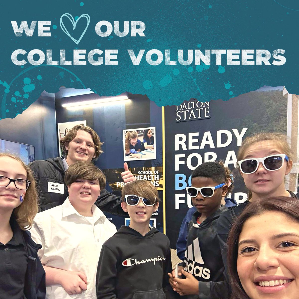 JA of Georgia (@jageorgia) on Twitter photo <a href="/DaltonState/">Dalton State College</a> volunteers show a future so bright that JA BizTown students gotta wear shades. #NationalVolunteerWeek <a href="/DaltonState/">Dalton State College</a> volunteers show a future so bright that JA BizTown students gotta wear shades. #NationalVolunteerWeek