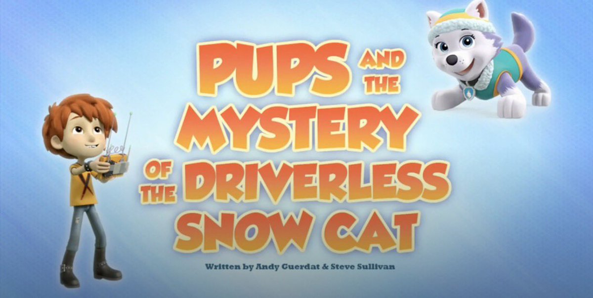 gr3gerson's tweet photo. Paw Patrol did it first. @JeremyRenner https://t.co/bVMjdUVcRs