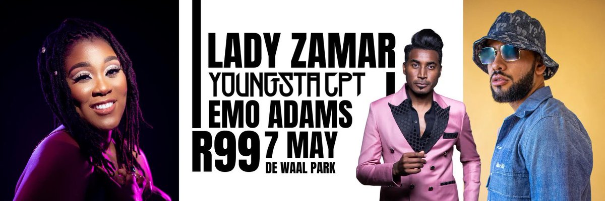 <a href="/NomadOrchestra/">Nomadic Orchestra</a> <a href="/MangoGrooveSA/">Claire Johnston</a> <a href="/DukesOfNote/">Dukes Of Note</a> <a href="/SitTheFolkDown/">Sit the Folk Down</a> This is the ticket link for 7 may 
quicket.co.za/events/208223-… please retweet