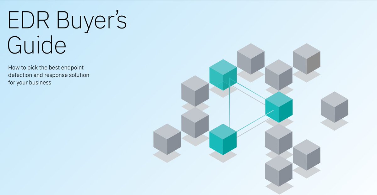ZiosCorp's tweet photo. In this buyer's guide, learn which questions to ask and what to look for when evaluating an #EDR solution across four key capabilities: visibility, automation, alert management, and threat hunting. Read more: https://t.co/IrjLakPJ3l https://t.co/Gfrm9DJKHS