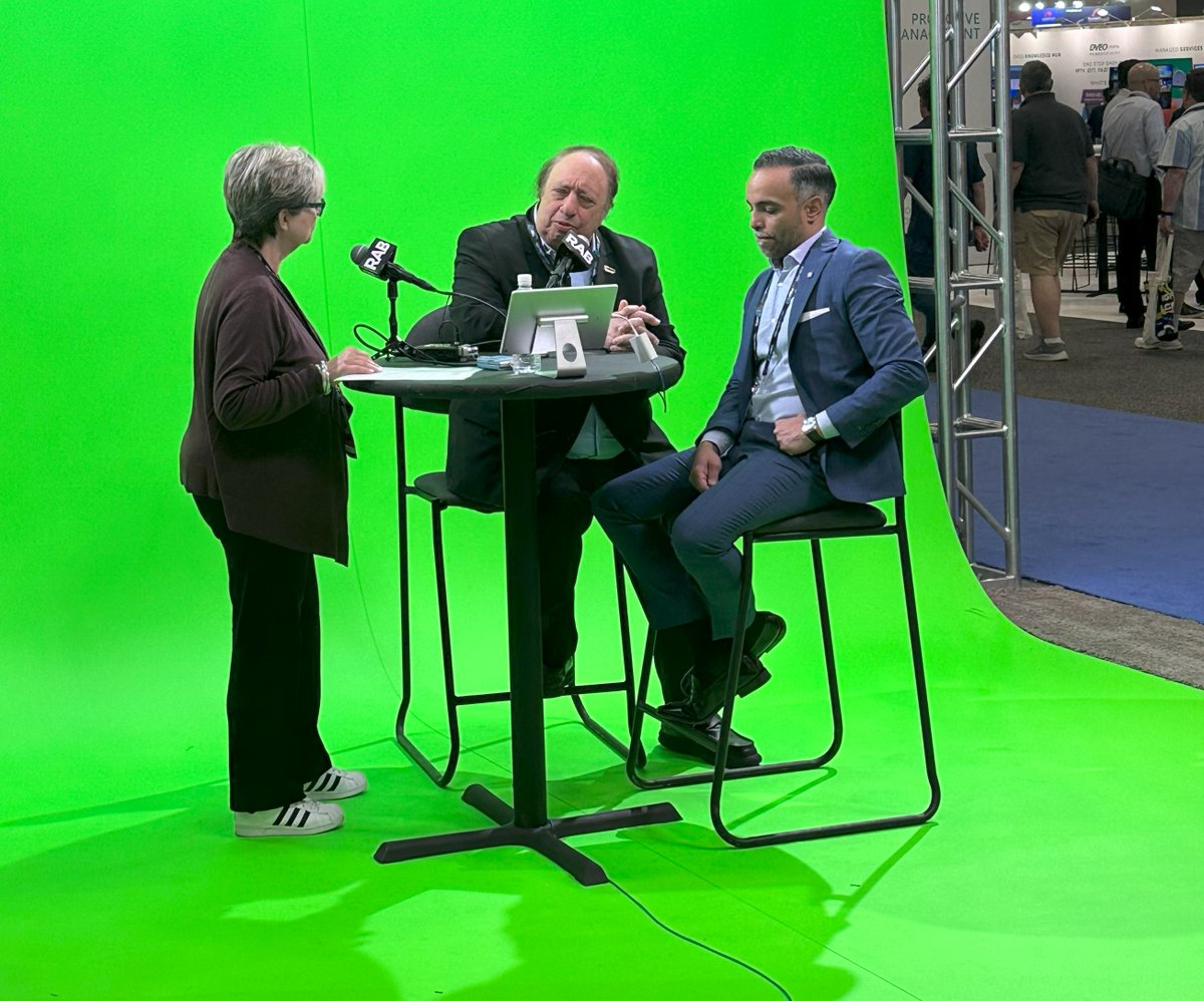77WABCradio's tweet photo. This week, our Owner &amp; Operator, @JCats2013 &amp; President, Chad Lopez visited the National Association of Broadcasters (@nabtweets) at the @NABShow and spoke about the future of AM radio with the Radio Advertising Bureau (@your_RAB).

#77WABC #RadioWorks https://t.co/rF49M93Exl