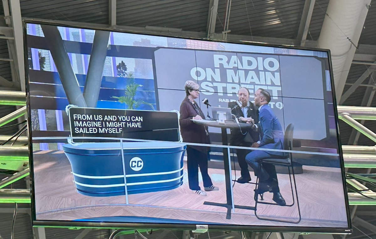 77WABCradio's tweet photo. This week, our Owner &amp; Operator, @JCats2013 &amp; President, Chad Lopez visited the National Association of Broadcasters (@nabtweets) at the @NABShow and spoke about the future of AM radio with the Radio Advertising Bureau (@your_RAB).

#77WABC #RadioWorks https://t.co/rF49M93Exl