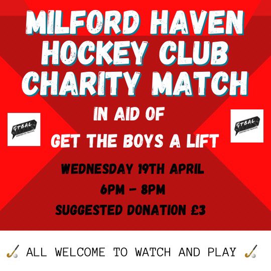 🏑 CHARITY TOURNAMENT 🏑 Come and support our annual charity event! This year all in aid of @gettheboysalift