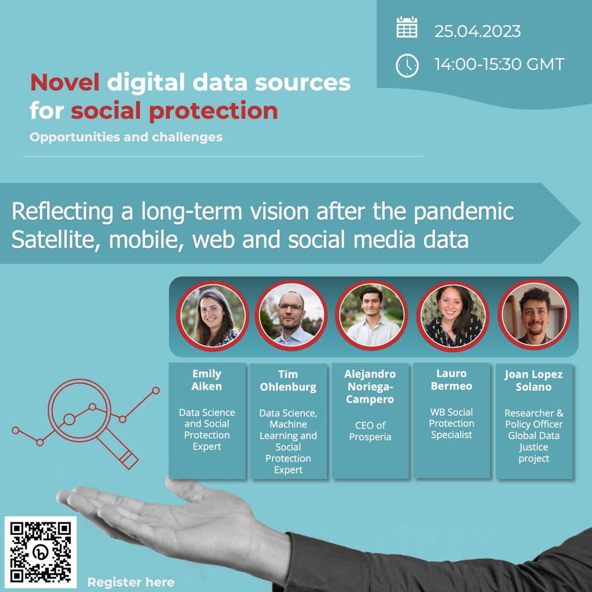 🌐 Apr 25: Dive into Novel Digital Data Sources for Social Protection! 💡 Experts discuss opportunities, challenges & ethical concerns. Register now: bit.ly/40odskb #Webinar #DigitalData #SocialProtection ✅🌟