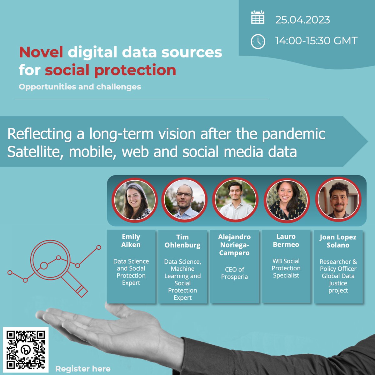 dexheymer's tweet photo. 🌐 Apr 25: Dive into Novel Digital Data Sources for Social Protection! 💡 Experts discuss opportunities, challenges &amp; ethical concerns. Register now: https://t.co/dWbD2jrzYY #Webinar #DigitalData #SocialProtection ✅🌟 https://t.co/MH4jG2TuK0