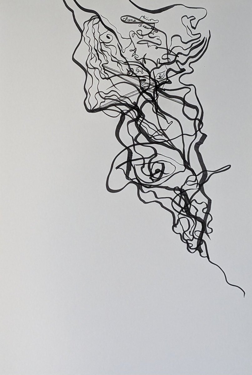 evidence_pilot's tweet photo. #calligraphyart #abstractcalligraphy #visualart #drawing #doodling #experimentalcalligraphy #sketching #illustration #asemicwriting #asemicart #minimalisticart #راه_سیمرغ #خوشنویسی #نقاشیخط #persianminiature #dancing https://t.co/i5zBCCH8ne